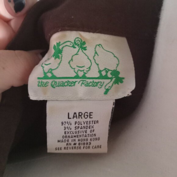 The Quacker Factory Dragonfly Long Sleeve Brown - Picture 9 of 9